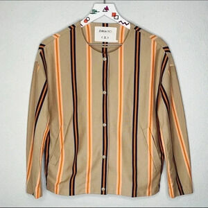 Zukka Pro Button Down Collarless Coat